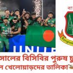 ২০২৫ সালের বিসিবির পুরুষ চুক্তিতে সকল খেলোয়াড়দের তালিকা