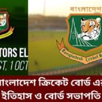 বাংলাদেশ ক্রিকেট বোর্ড এর ইতিহাস ও বোর্ড সভাপতি