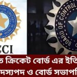 ভারত ক্রিকেট বোর্ড এর ইতিহাস, সদস্যপদ ও বোর্ড সভাপতি